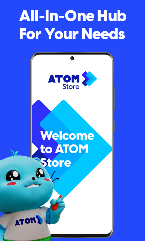 Background for ATOM Store, Myanmar